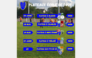 Plateaux École de foot du week end
