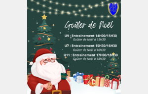 Goûter de Noël École de Foot