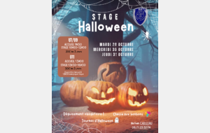 Stage d'Halloween