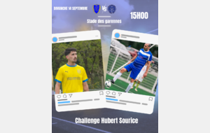 Seniors B - Challenge Hubert Sourice 