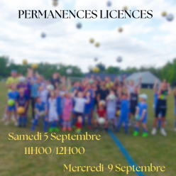 PERMANENCES LICENCES
